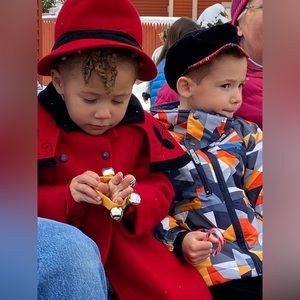 Girl’s Casual Time Coat and Bonnet